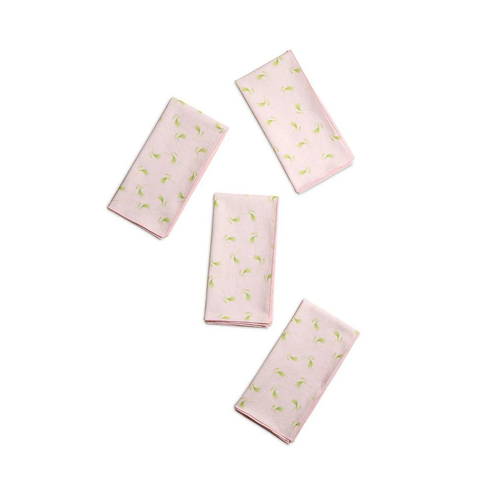 Flamingo Pin Napkins, Set of 4 商品