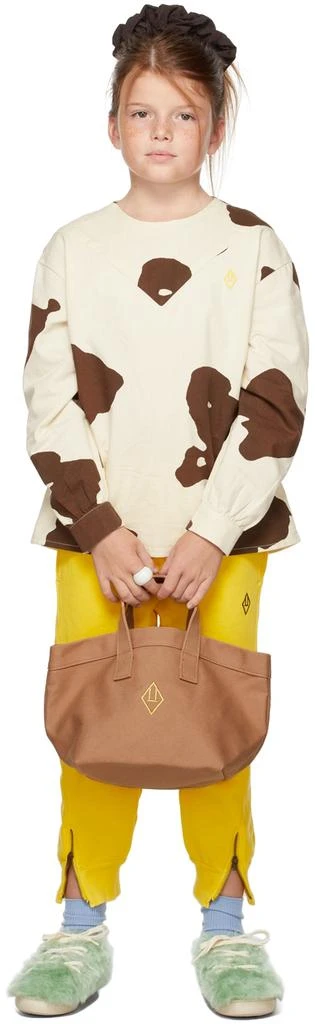 商品The Animals Observatory|Kids White & Brown Cow Marmot Shirt,价格¥425,第1张图片