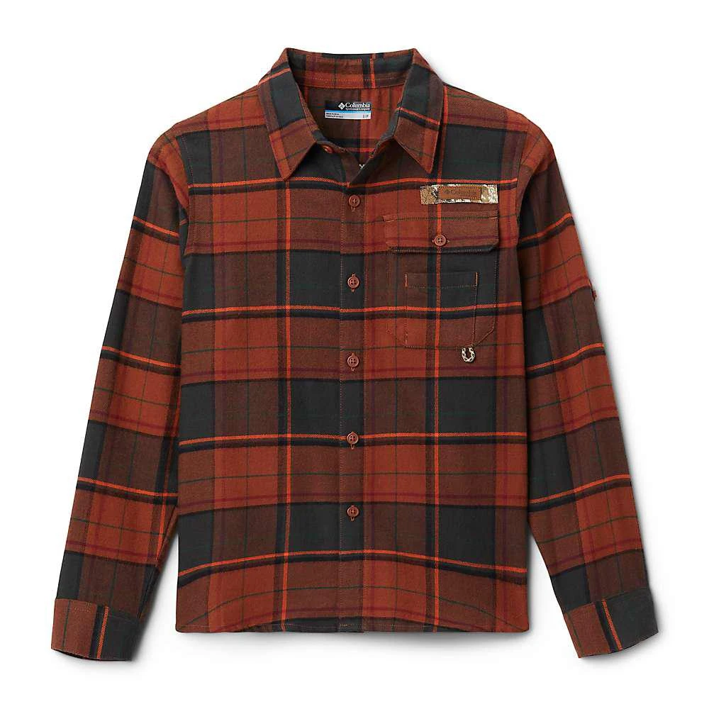 商品Columbia|Columbia Boys' PHG Roughtail Field Flannel Shirt,价格¥239,第1张图片