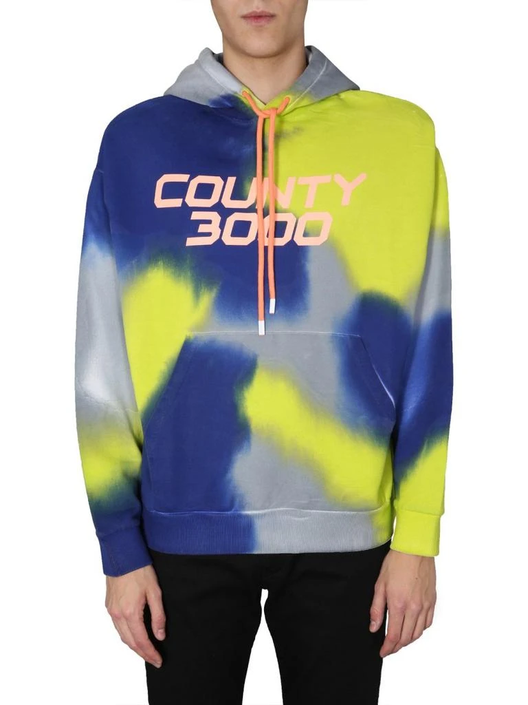 商品Marcelo Burlon|Marcelo Burlon County Of Milan County 3000 Hoodie,价格¥1551,第3张图片详细描述