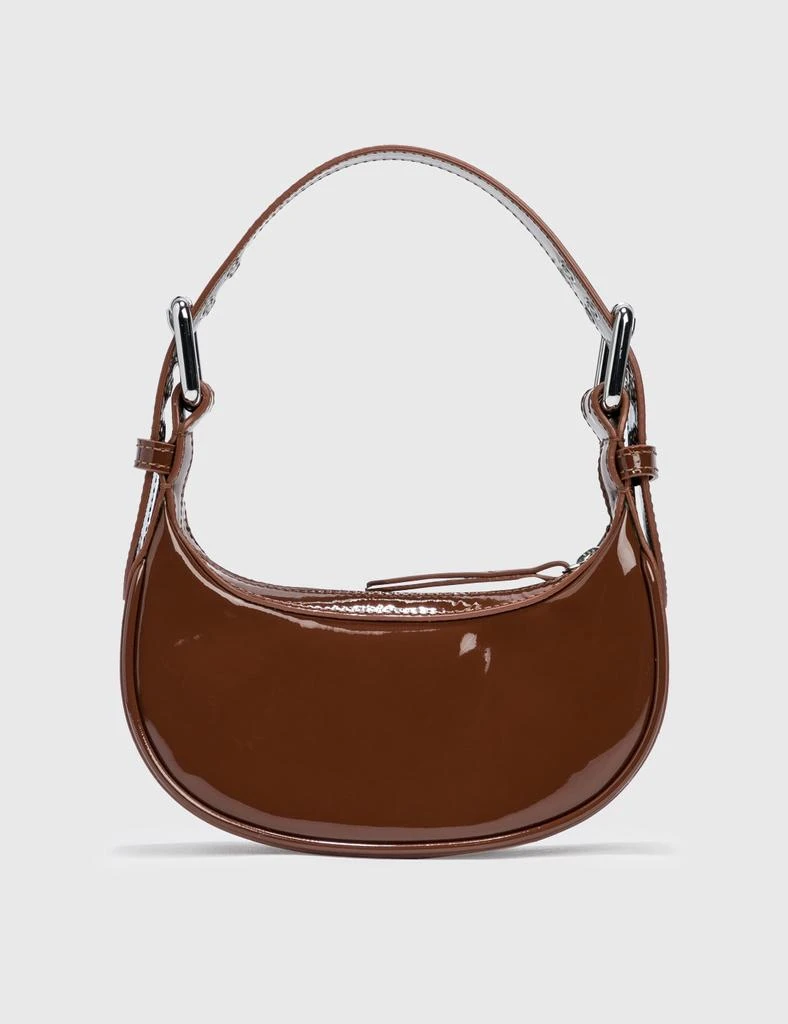 商品by FAR|MINI SOHO CHOCOLATE PATENT LEATHER,价格¥1594,第3张图片详细描述