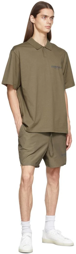Fear of God ESSENTIALS Taupe Volley Shorts 4