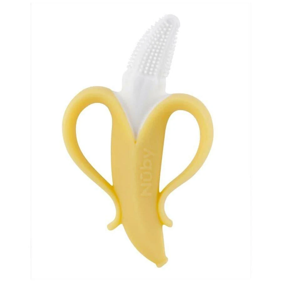 商品Nuby|Nana Nubs Banana Massaging Toothbrush,价格¥26,第4张图片详细描述