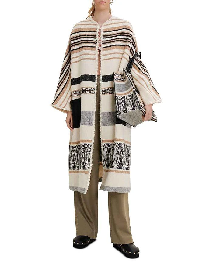 商品Maje|Gampo Wrap Coat,价格¥2215,第1张图片