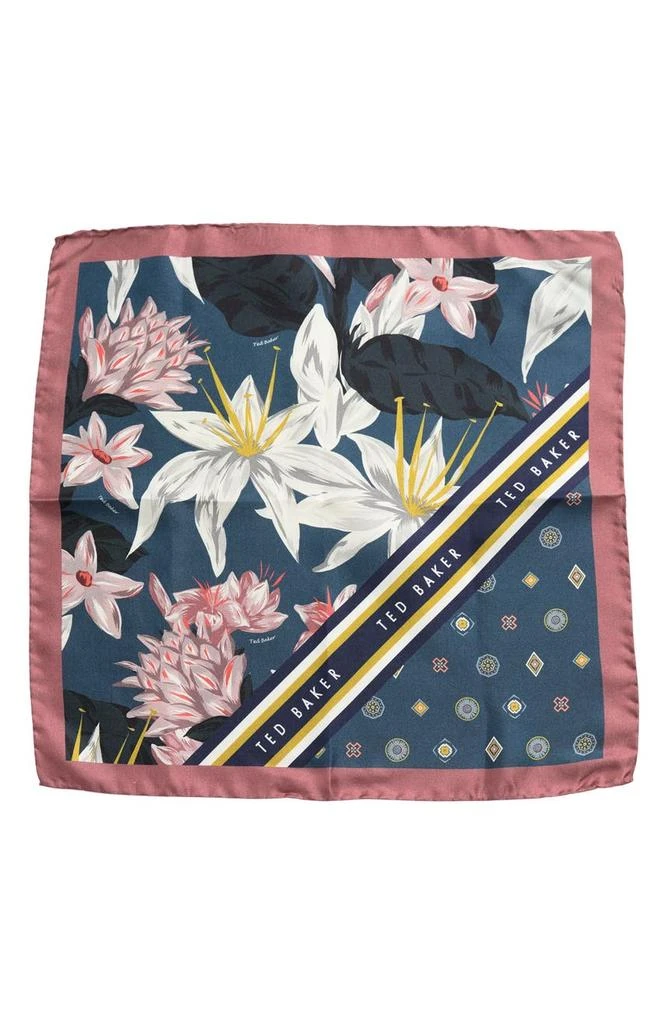 商品Ted Baker London|Afton Printed Silk Pocket Square,价格¥190,第2张图片详细描述