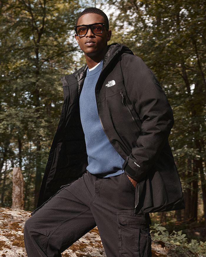North Face Bomber Jacket With Fur Hood THE NORTH FACE Logo Polar