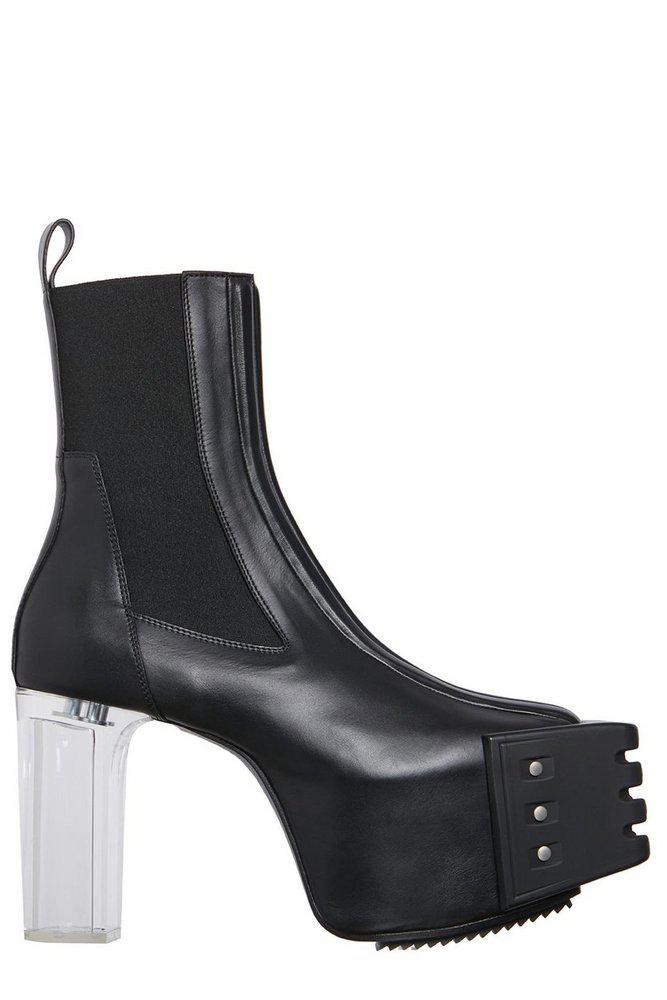 Rick Owens Beatle Squared-Toe Platform Boots商品第1张图片规格展示