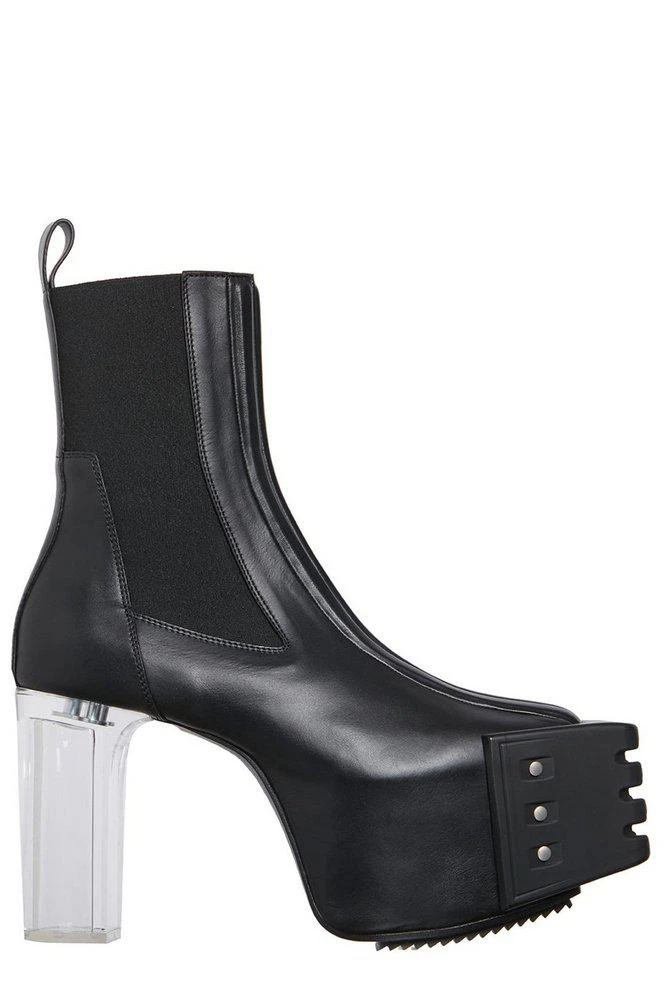 商品Rick Owens|Rick Owens Beatle Squared-Toe Platform Boots,价格¥9347,第1张图片