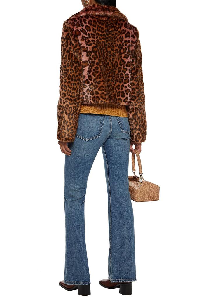 Urban Tiger leopard-print faux fur jacket商品第3张图片规格展示