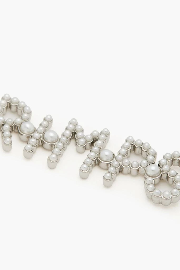 商品shrimps|Silver-tone faux pearl earrings,价格¥486,第5张图片详细描述