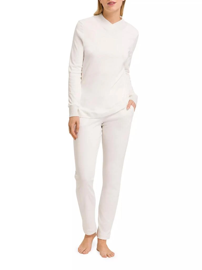 商品Hanro|Loanne Loane 2-Piece Pajama Set,价格¥893,第2张图片详细描述