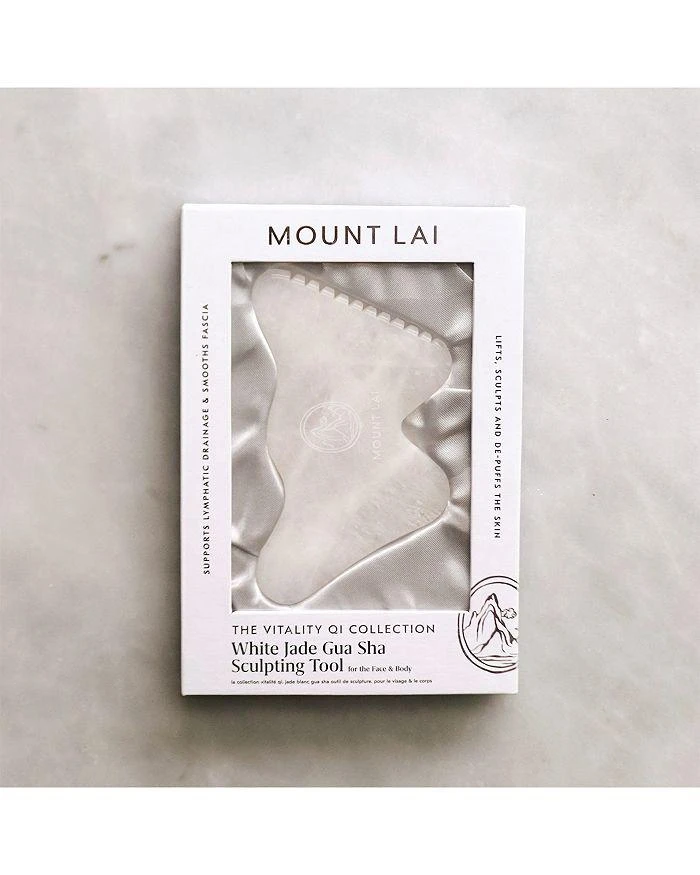 商品Mount Lai|The Vitality Qi White Jade Gua Sha Sculpting Tool,价格¥596,第4张图片详细描述