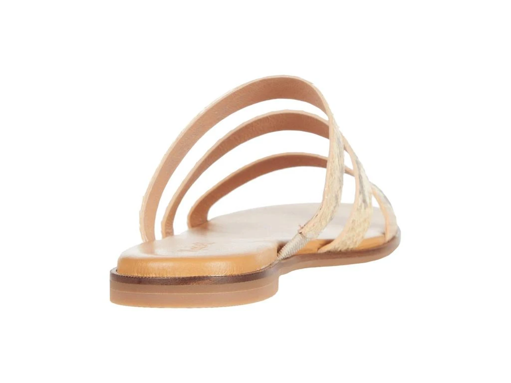商品Madewell|Ilana 3 Strap Slide Sandal in Snake Embossed Leather,价格¥257,第5张图片详细描述