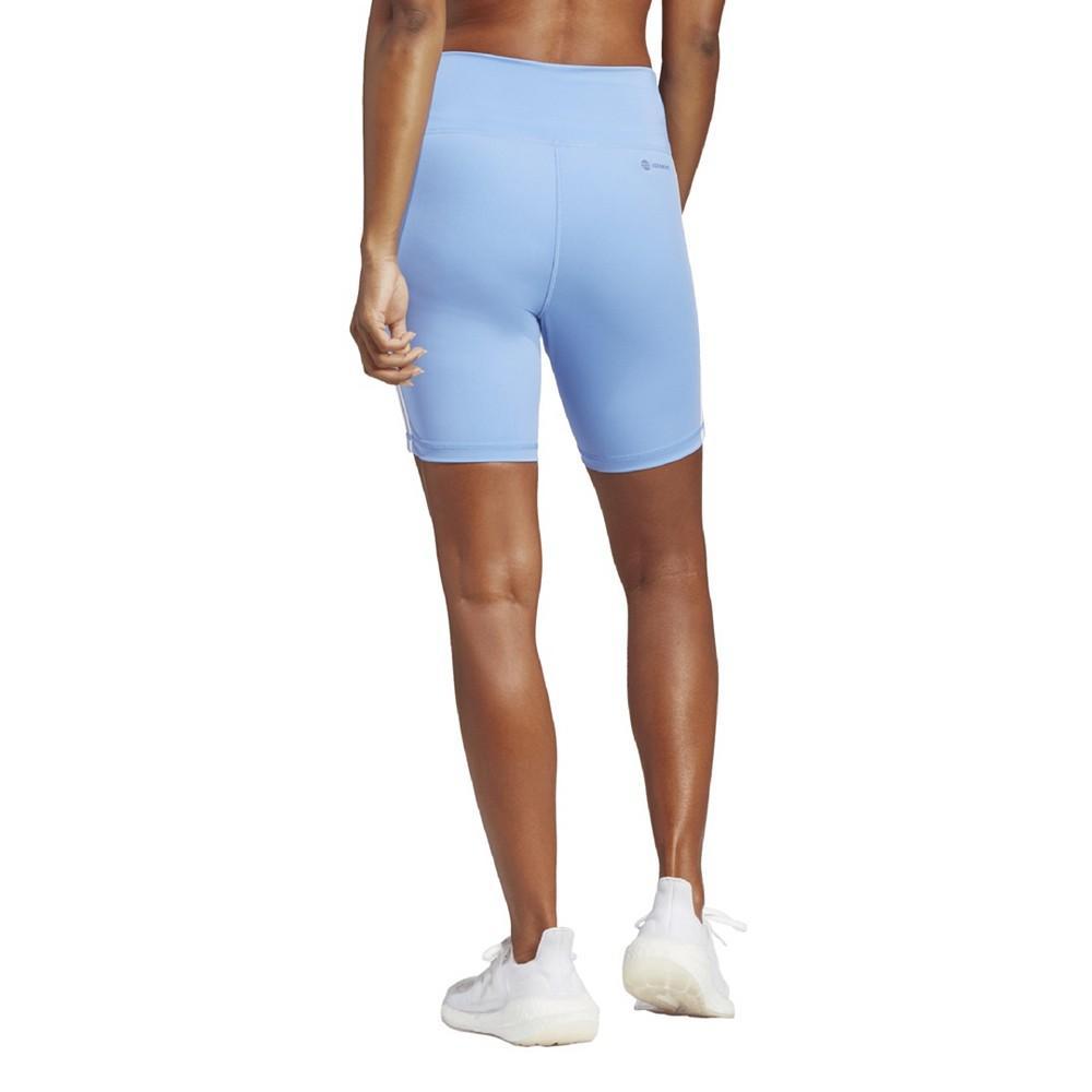 商品Adidas|Women's Training Essentials 3-Stripes High-Waisted Short Leggings,价格¥279,第4张图片详细描述