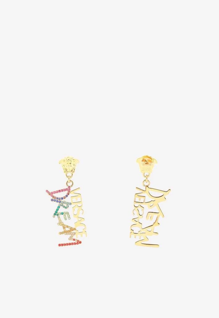 商品Versace|Crystal-Embellished Dream Earrings,价格¥6168,第2张图片详细描述