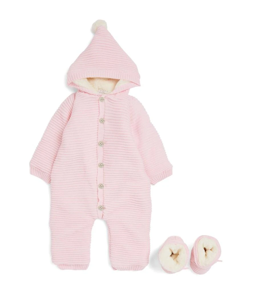 商品Paz Rodriguez|Knitted Snowsuit and Boots Set (1-12 Months),价格¥1262,第1张图片