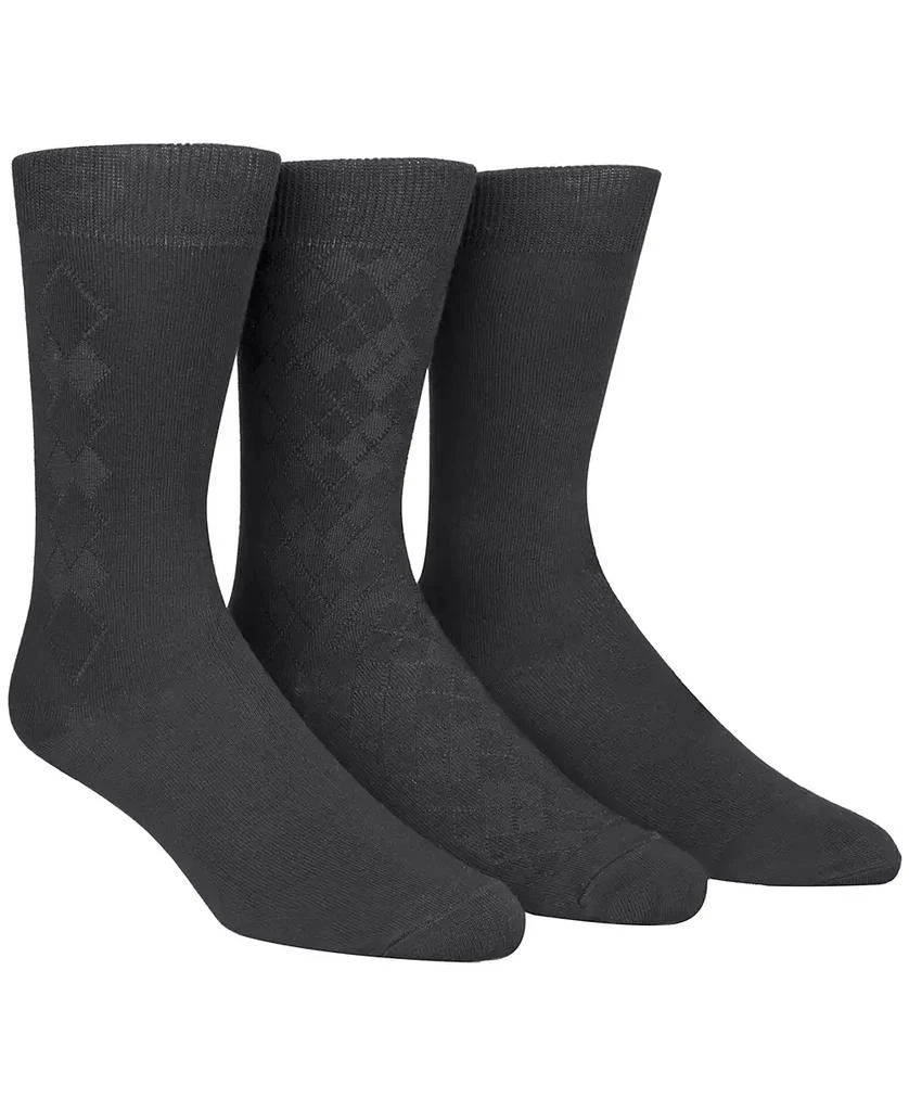 商品Calvin Klein|Men's Socks, Rayon Dress Men's Socks 3 Pack,价格¥170,第1张图片