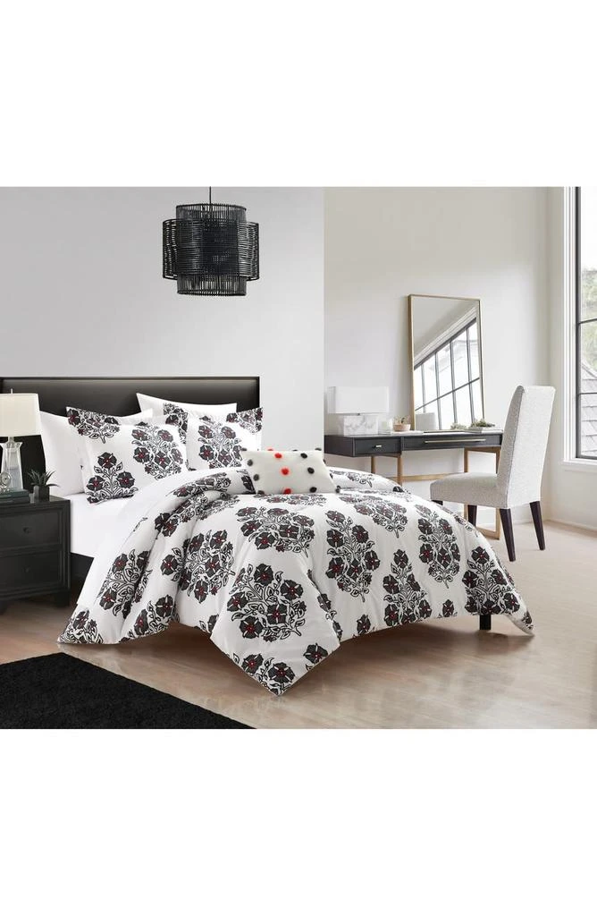 商品CHIC|Riley Floral Medallion Bedding Set - Twin,价格¥767,第2张图片详细描述