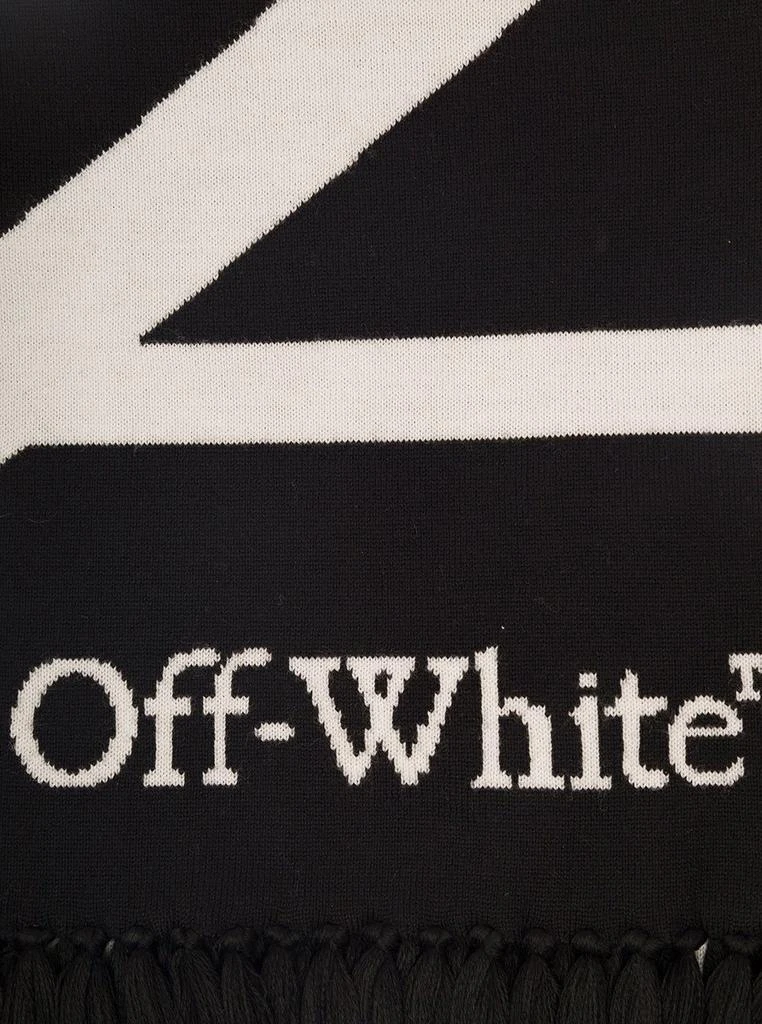 商品Off-White|Off-White No Offence Fringed Edge Scarf,价格¥2021,第3张图片详细描述