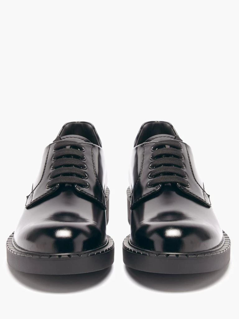 商品Prada|Platform-sole leather Derby shoes,价格¥6691,第5张图片详细描述