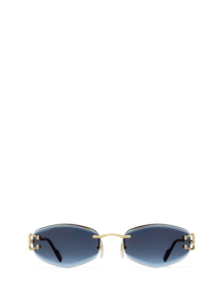 商品Cartier|Cartier Geometric Frame Sunglasses,价格¥9769,第1张图片