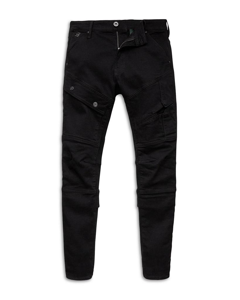 Airblaze 3D Skinny Jeans in Pitch Black商品第5张图片规格展示
