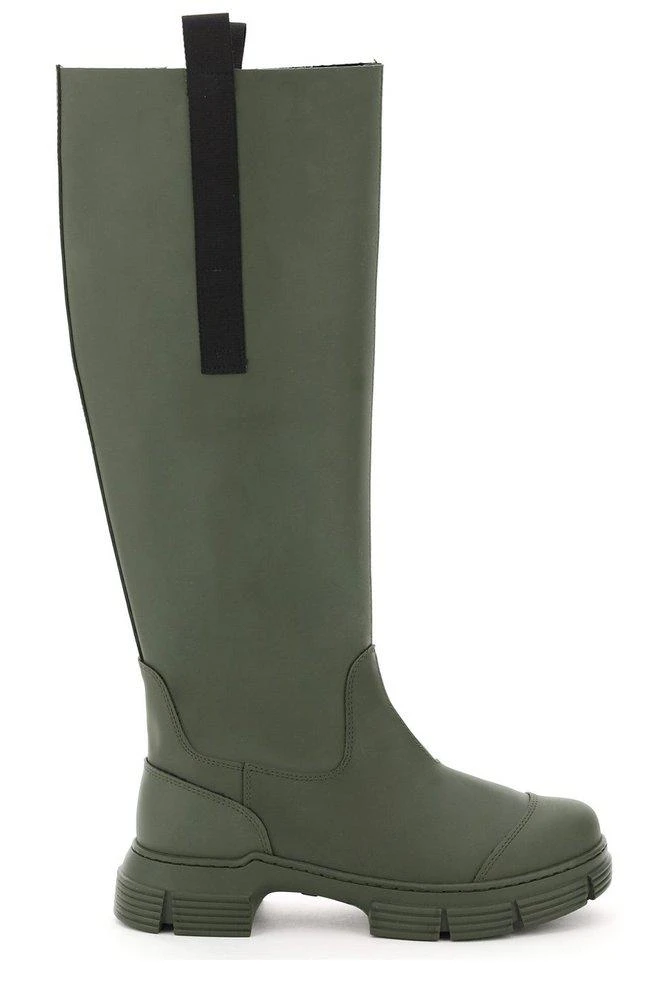 商品Ganni|Ganni Country Slip-On Knee-High Boots,价格¥1707,第1张图片