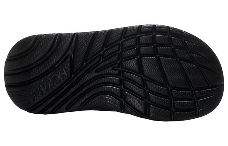 商品[国内直发] Hoka One One|Ora Recovery Slide纯色厚底 防滑一字拖鞋 男女同款 黑色,价格¥522,第6张图片详细描述