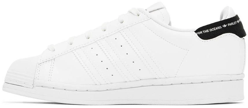 商品Adidas|白色 Superstar 儿童运动鞋,价格¥991,第3张图片详细描述