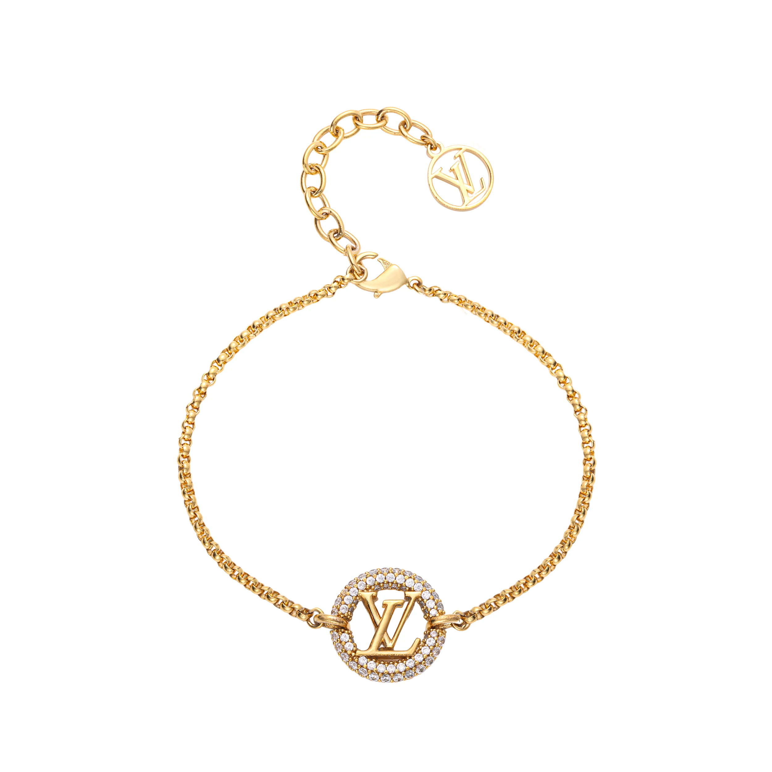 商品[国内直发] Louis Vuitton|LV Circle 标识 金属 手链 女款,价格¥3663,第1张图片