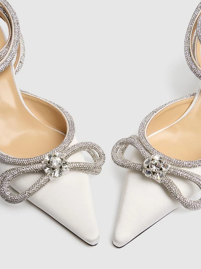 商品Mach & Mach|65mm Double Bow Silk Satin Pumps,价格¥6836,第3张图片详细描述