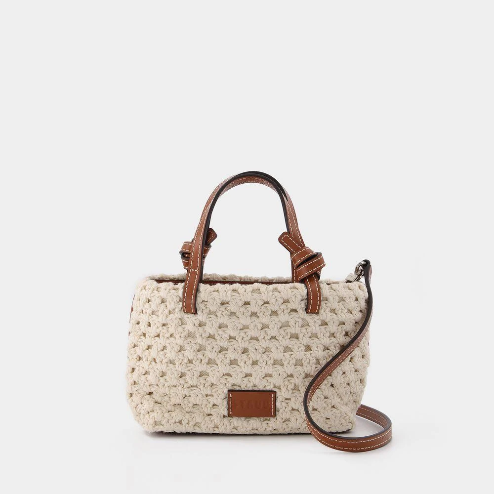 商品Staud|Crochet Ria Bag in Cream,价格¥2017,第1张图片