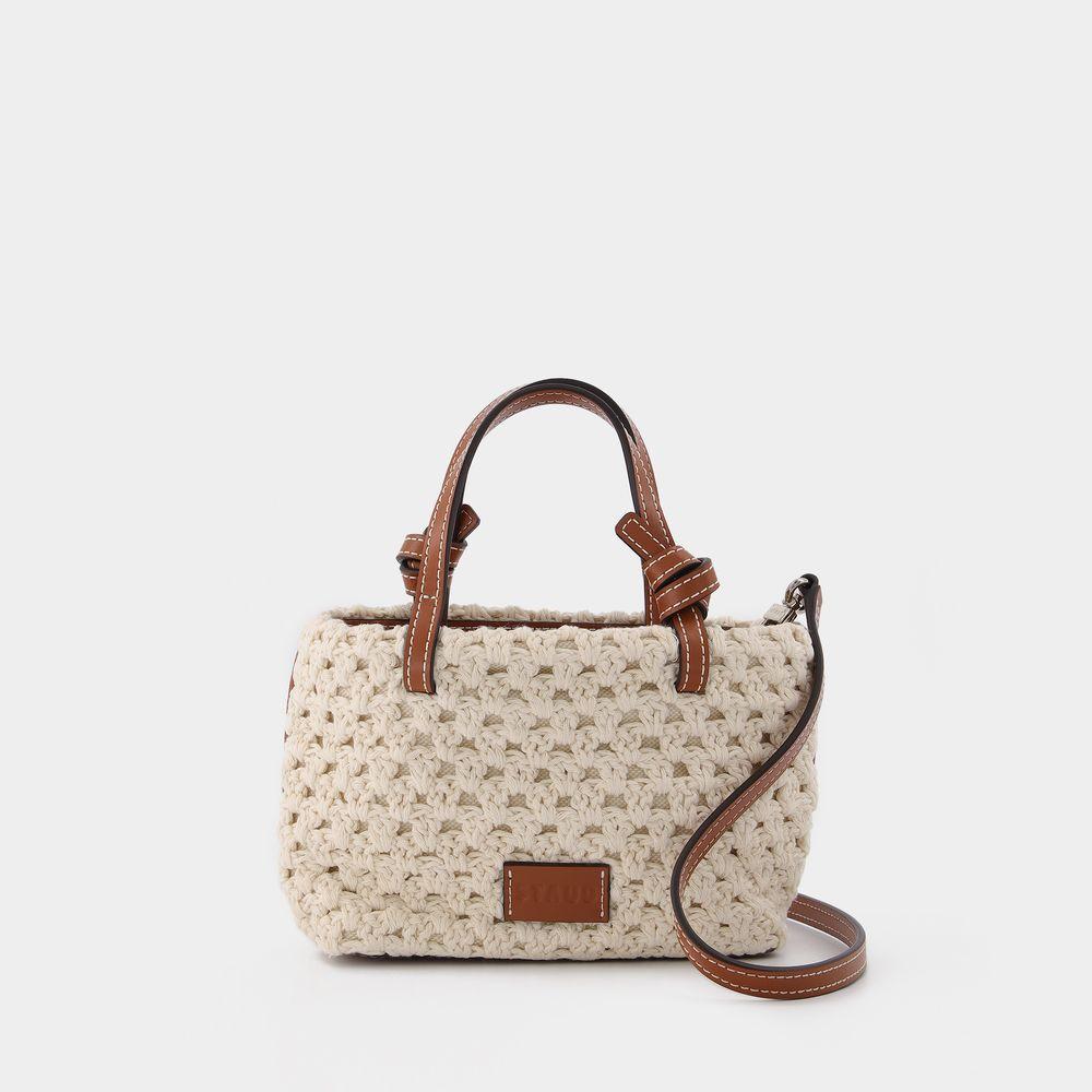 商品Staud|Crochet Ria Bag in Cream,价格¥1908,第1张图片