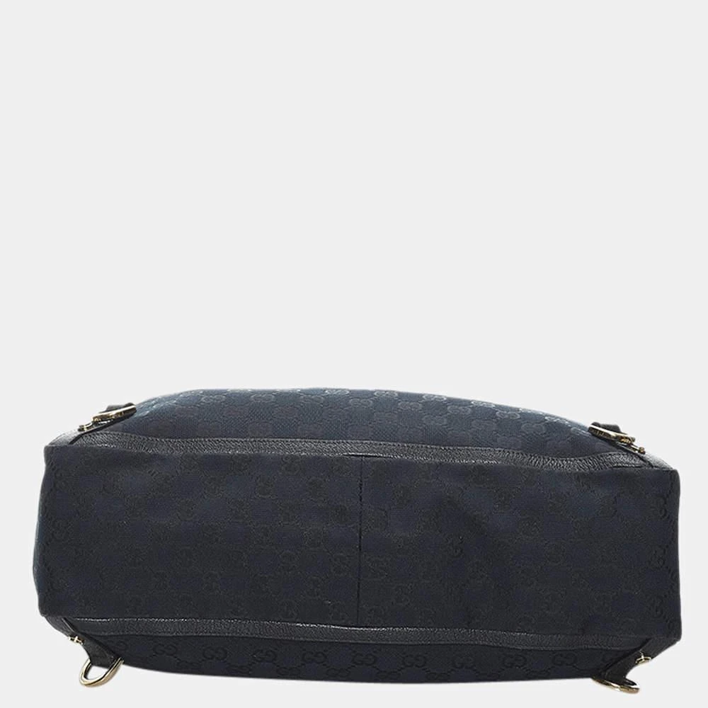 商品[二手商品] Gucci|Gucci Black GG Canvas Abbey D-Ring Tote Bag,价格¥3465,第4张图片详细描述