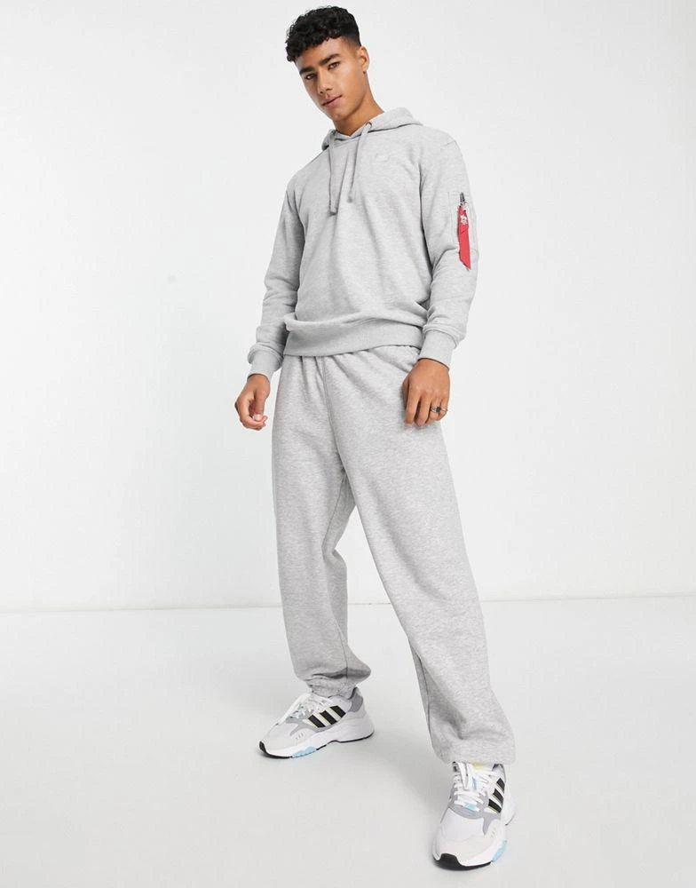 商品Alpha Industries|Alpha Industries X-Fit hoodie in grey marl,价格¥435,第4张图片详细描述