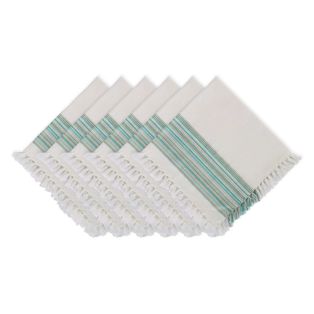 DII Fringed Stripe Napkin (Set of 6) 商品