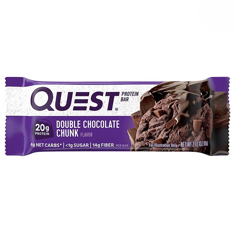 商品Quest Nutrition|Protein Bar Double Chocolate Chunk,价格¥20,第1张图片