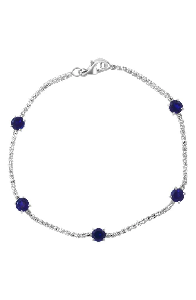 商品Effy|14K Gold Lab Grown Diamond & Gemstone Tennis Bracelet,价格¥9477,第1张图片