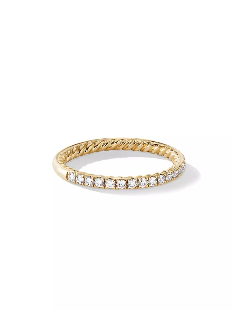 商品David Yurman|DY Eden Partway Band Ring in 18K Yellow Gold,价格¥11988,第1张图片