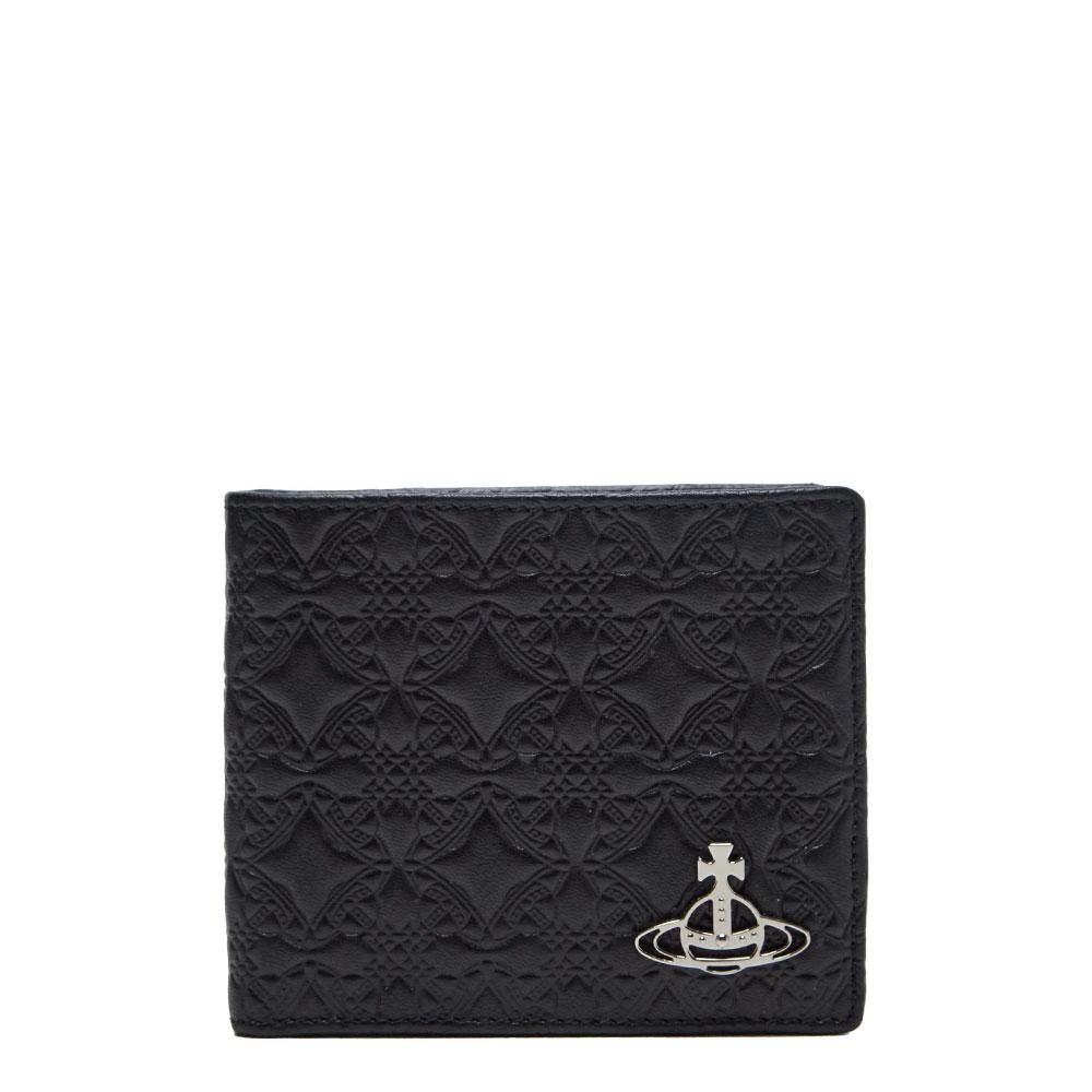 商品Vivienne Westwood|Vivienne Westwood Embossed Wallet - Black,价格¥669,第1张图片