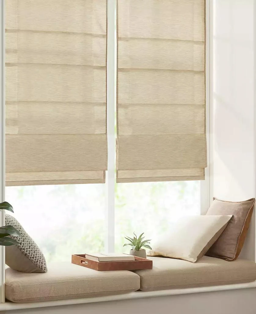 商品Madison Park|Como Cordless Thermal Room Darkening Faux-Silk Roman Shade, 64" x  31",价格¥685,第4张图片详细描述