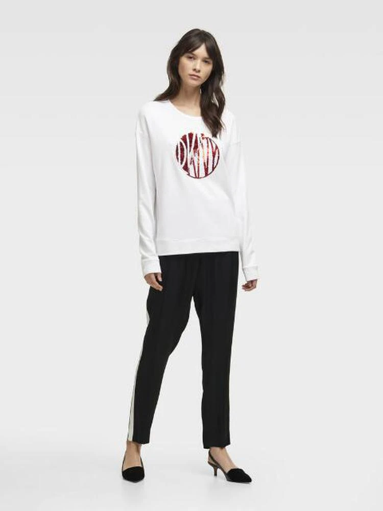 商品DKNY|Sequin Logo Sweatshirt,价格¥151,第2张图片详细描述