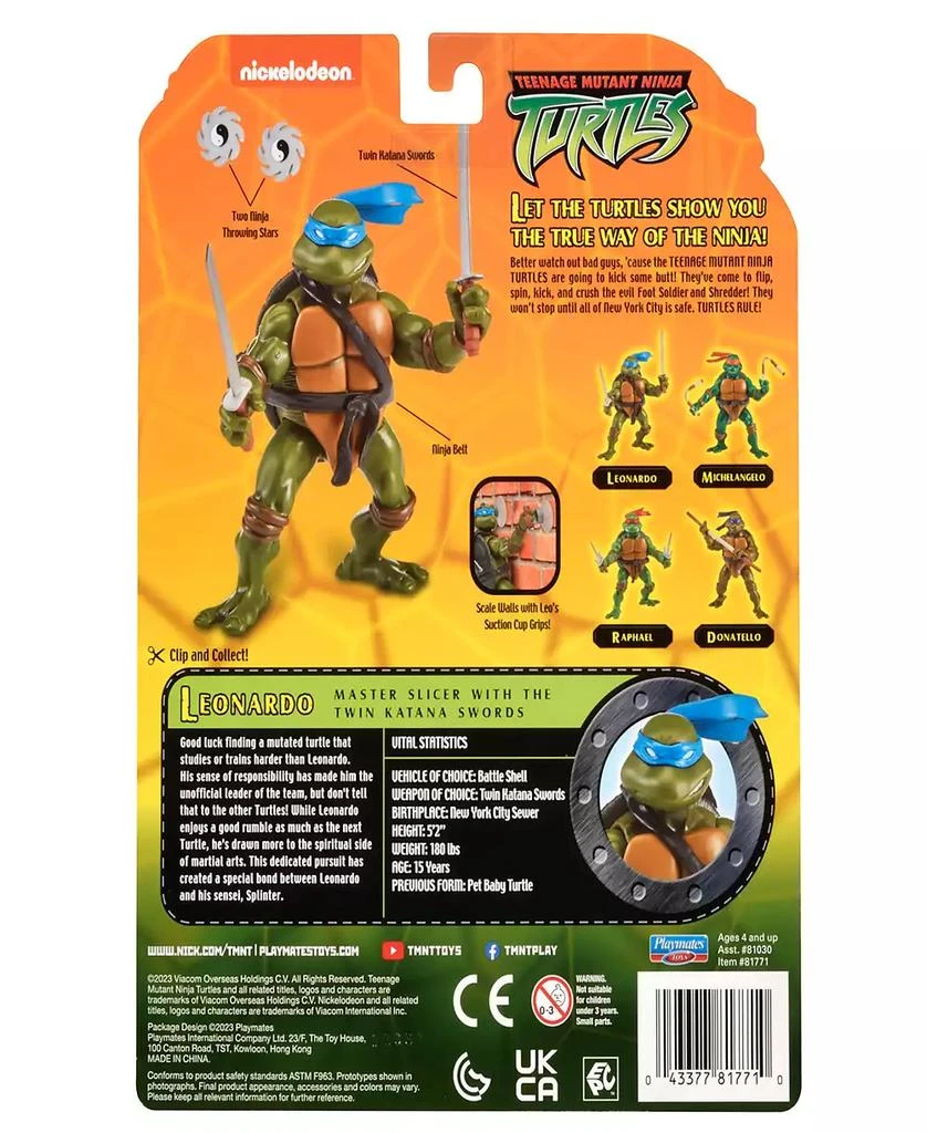 商品TEENAGE MUTANT NINJA TURTLES|Classic 2003 Leonardo Action Figure Toy,价格¥81,第2张图片详细描述