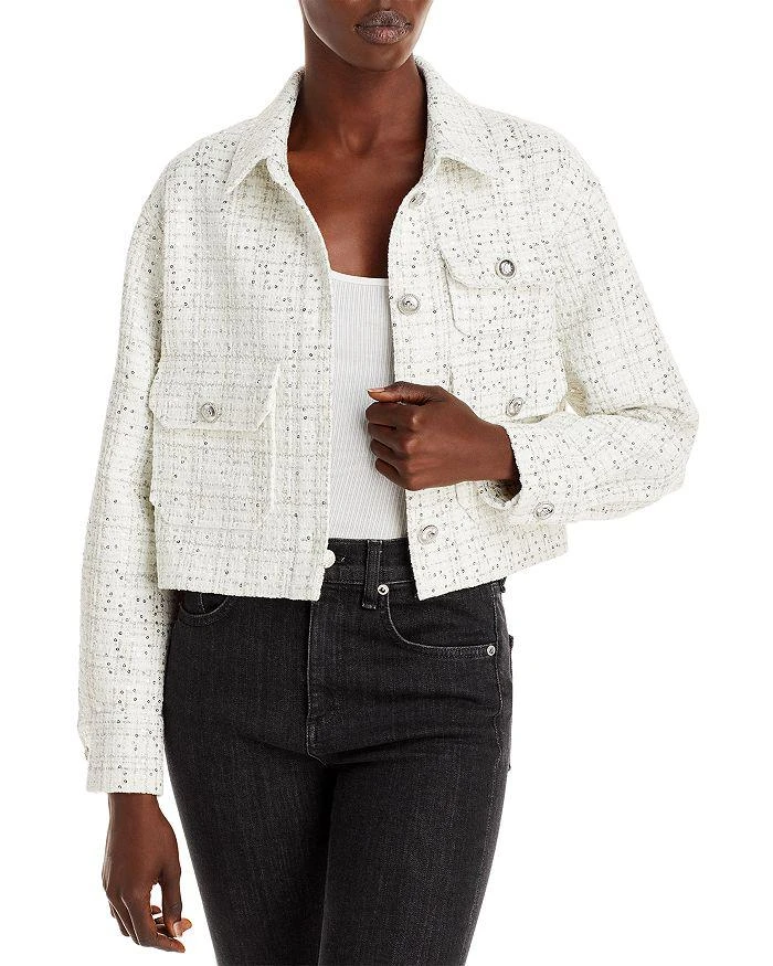 商品Maje|Sequined Check Jacket - 150th Anniversary Exclusive,价格¥1545,第2张图片详细描述