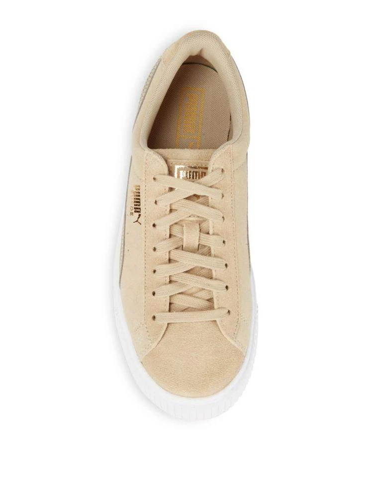 商品Puma|Lace-Up Suede Sneakers,价格¥827,第5张图片详细描述