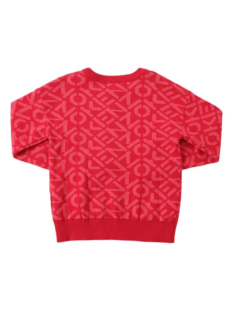 商品Kenzo|Cotton Blend Knit Sweater W/ Logo,价格¥1572,第2张图片详细描述
