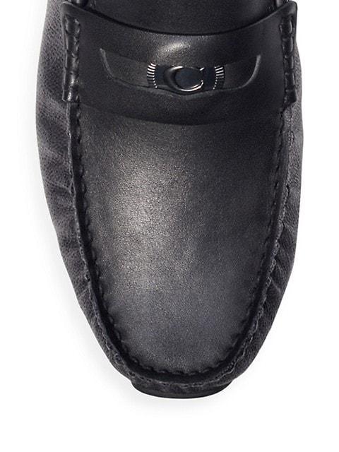 商品Coach|Coin Signature Driving Loafers,价格¥1397,第6张图片详细描述