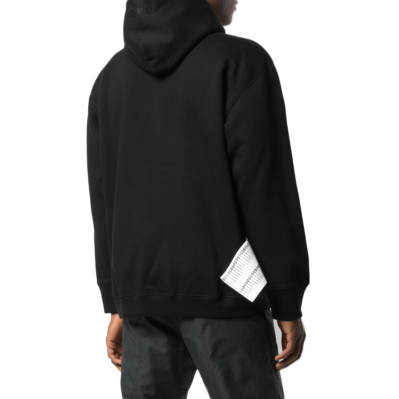 VETEMENTS 男士黑色连帽卫衣黑色字母徽标细节 UAH20TR725-BLACK 商品