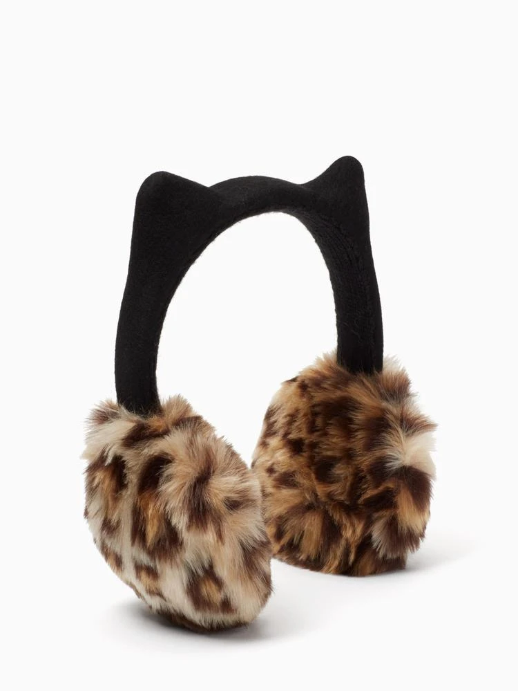 商品Kate Spade|faux leopard earmuff with ears,价格¥514,第2张图片详细描述