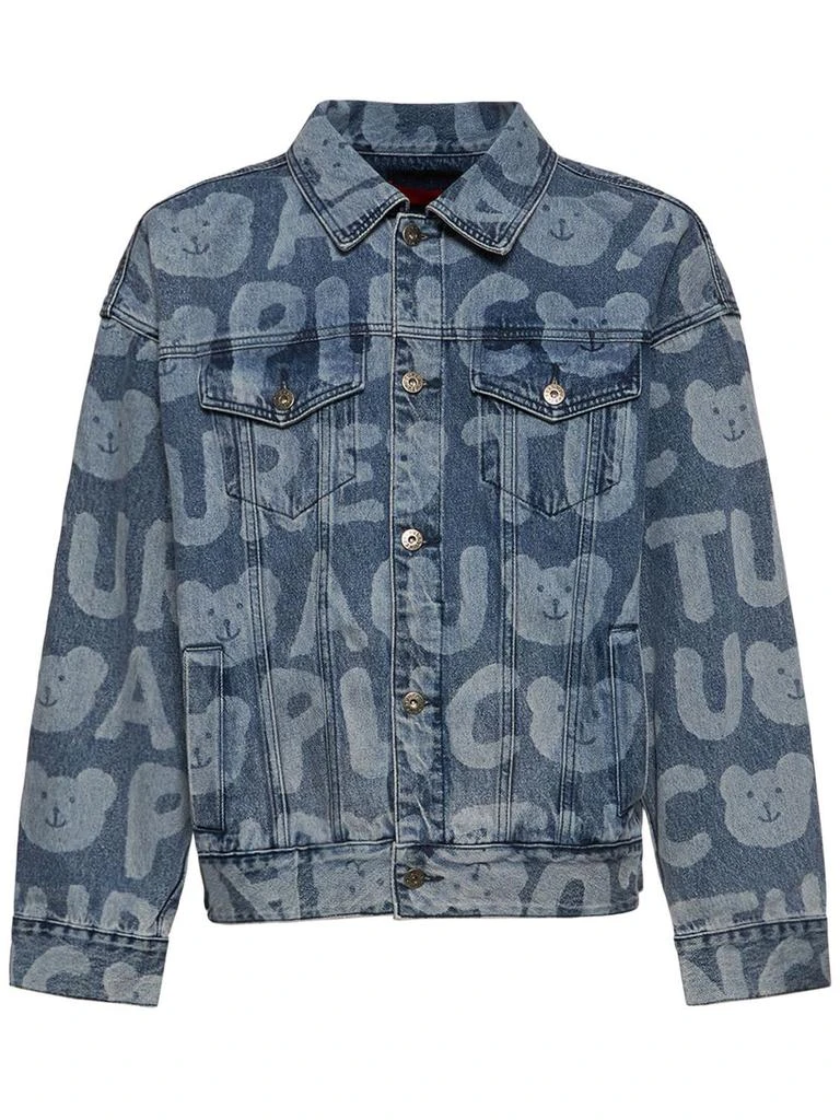商品ACUPUNCTURE|Printed Logo Denim Jacket,价格¥784,第1张图片